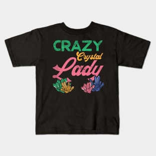 Crazy Crystal Lady Kids T-Shirt